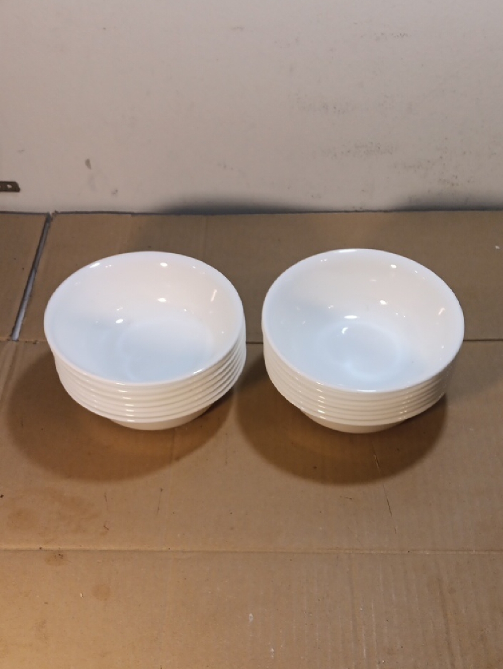 Corelle Bowls WINTER FROST All white - Set of 14